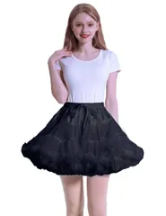 新品 [YouYiHe] パニエ 白 コスプレ 大人 ロリータ ゴスロリ ミニ 黑 裏地付き ワイヤー 女装 メイド服 ハロウィン 大きいサイズ 仮装 春夏秋冬 ふわふわ パニエ スカート