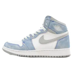 NIKE (ナイキ) AIR JORDAN 1 RETRO HIGH OG GS Hyper Royal エアジョーダン 1 レトロ ハイ ハイパーロイヤル ハイカットスニーカー ライトブルー US6Y/24cm 575441-402