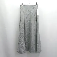 ◇ ⊂◎●未使用● PROPORTION BODY DRESSING ウエストベルト ロング フレア スカート サイズS グレー レディース E  【1504240012919】