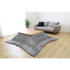 【 新品 未開封 】 イケヒコ こたつ掛布団ノート グレー190×240 [対応天板サイズ:約80×120cm /長方形] 未使用 送料無料のサムネイル
