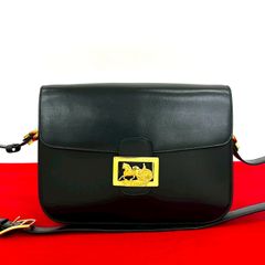 希少✨️CELINE ブギーバッグ ハンドバッグ レザー ブラック トリオンフ セリーヌ ブギーバッグ ハンドバッグ スタッズ ブラック CELINE