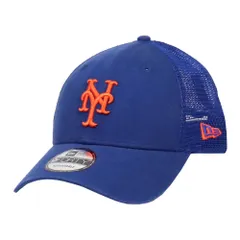 ニューエラ メッシュキャップ メンズ NewEra 9FORTY キャップ 帽子 MLB メジャーリーグ 春 夏 トラッカー かっこいい おしゃれ 人気 野球 ニューヨーク・メッツ ブルー