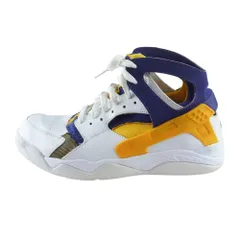 NIKE ナイキ 705005-101 AIR FLIGHT HUARACHE WHITE GAME ROYAL エア フライト ハラチ ホワイト ゲーム ロイヤル スニーカー ホワイト系 28.5cm【中古】のサムネイル