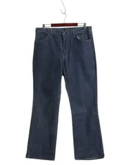 【お得なクーポン配布中!】 70s ★ Diamond Double U フレア デニム パンツ 実寸 35 30 古着 ヴィンテージ ベルボトム ブーツカット ジーパン ジーンズ 濃紺 42 TALON