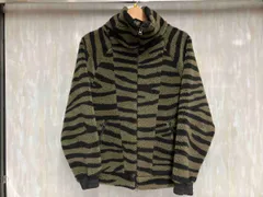 adidas STELLA McCARTNEY アディダス ステラマッカートニー ゼブラ柄 カーキ ボア フリース Sサイズ