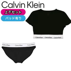 カルバンクライン アンダーウェア セットアップ QF8495 F3786 F3787 ブラック(ショーツ) ブラ Tシャツインナー 2点 パット有 パンツ レディース CALVIN KLEIN セット販売 2点セット 上下セットアップ 新品 正規品 未使用品