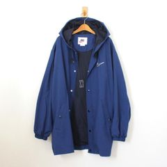ナイキ 90s フード付き コーチジャケット ネイビー XL （w-1544）