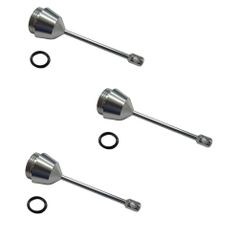 3個 リールスタンド RS1142SL-SR 42長 M11 スカート13mm 1.3g キャップ固定タイプ 銀 シマノ ダイワ