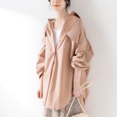 EMIN＆PAUL BACK GATHERED SHIRT 20050913000430 シャツ レディース ブラウン ONE SIZE