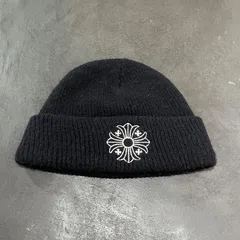 CHROME HEARTS CHクロス ウールビーニー ニット帽 帽子 クロムハーツ　91722A2のサムネイル