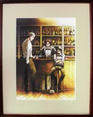 【中古】原画イラストボード 進撃の巨人 複製原画F(エルヴィン＆ハンジ＆リヴァイ)