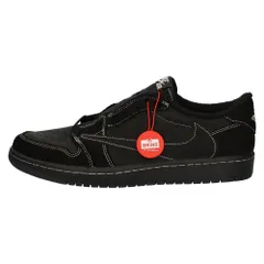 NIKE (ナイキ) × TRAVIS SCOTT AIR JORDAN 1 LOW OG SP BLACK PHANTOM DM7866-001 ×トラヴィススコット エアジョーダン1 ブラックファントム ローカットスニーカーのサムネイル