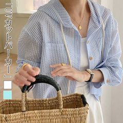 シャツ パーカー フード付き 長袖 ストライプシャツ カジュアル フード付きシャツ レディース パーカー ストライプ 大きいサイズ ゆったり カジュアル レイヤード風 通勤 OL シンプル 体型カバー  紫外線対応 xiaocc33