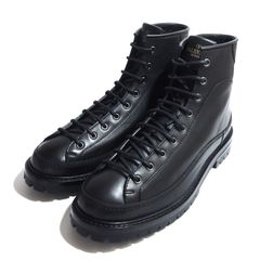未使用 ヴァレンティノ VALENTINO Garavani レザー ワークブーツ 43 28㎝相当 ブラック メンズ 正規品 5-YD025