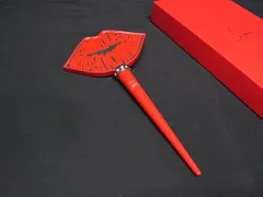 ■新品同様■ Christian Louboutin クリスチャンルブタン リップ型 ハンドミラー 手鏡 レディース レッド系 BL9422のサムネイル