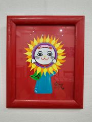 ネモフィラの作品　ハッピー太陽画家　小楠アキコ作品 ハッピー太陽画家 小楠アキコ
