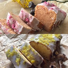 桜のパウンドケーキと檸檬パウンドケーキのセット