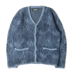 【美品】NEIGHBORHOOD ネイバーフッド カーディガン ブルー サイズ:M | 21AW レオパード柄 モヘヤニット カーディガン (MOHAIR CARDIGAN / AN-KNIT LS) | トップス セーター【メンズ】【中古】のサムネイル