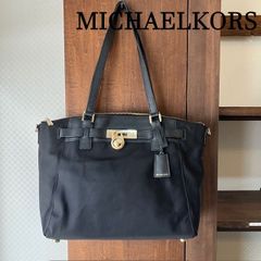 マイケルコース　MICHAELKORS　ナイロントートバック　ブラック