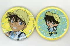 【中古】バッジ・ビンズ 江戸川コナン 缶バッジセット(2個組) 「セガ ラッキーくじ 名探偵コナン Good Day! Good Travel!」 J賞