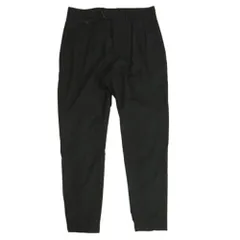 パンツ ALMOSTBLACK 18ss ZIP WIDE TROUSERS ALMOSTBLACK - 【ラスト1点】 ZIPPER PANTS / カーゴパンツ