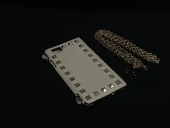 ■極美品■ GIANNI VALENTINO ジャンニ ヴァレンティノ レザー  iPhone 7/8/SE 対応 アイフォンケース アイボリー系 FK8480