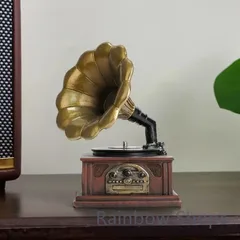 蓄音機　アンティーク アンティークオルゴール・蓄音機