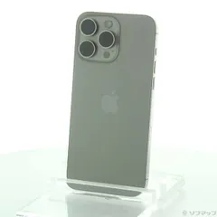〔中古品〕 iPhone15 Pro Max 256GB ナチュラルチタニウム MU6R3J／A SIMフリー【196】