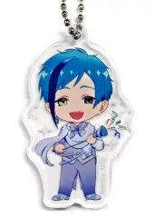 【中古】キーホルダー フロイド・リーチ 「ディズニー ツイステッドワンダーランド×OH MY CAFE(2023) アクリルキーホルダー」