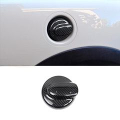Mini Cooper R55 R56 LCI用カーボンレッド燃料タンクキャップシェルステッカー自動車部品カスタムパーツA