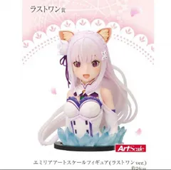 リゼロ一番くじ A賞エミリア 未開封&Ｅ賞ボード4枚 一番くじ Re:ゼロから始める異世界生活－あなたに、精霊の祝福が