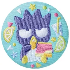 【中古】食玩 雑貨 12.バッドばつ丸 「サンリオキャラクターズ 刺繍缶バッジ付きビスケット2」