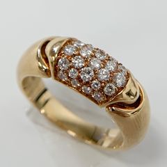 【中古】BVLGARI ブルガリ　750YG チェルタウラ レディース リング・指輪 750イエローゴールド 9号