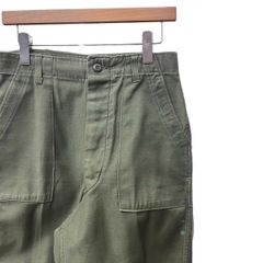 70s ビンテージ US ARMY コットン ベイカー パンツ W32 70年代 ビンテージ 米軍 ミリタリー USアーミー OG107 ユーティリティパンツ