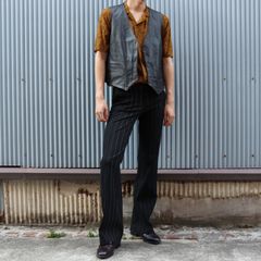 Vintage design leather vest