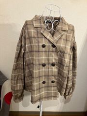 ぽわん袖♡ゆったりチェックジャケット（OFARO）オールシーズン大活躍！