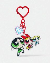 THE POWERPUFF GIRLS 파워퍼프걸스 키홀더 블로섬 버터컵 버블스 파워 퍼프 하트 가방 키 매력 키 매력