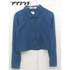 ◇ Lily Brown リリーブラウン 長袖 シャツ サイズF ネイビー レディース 【中古】 【1105260008953】