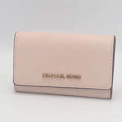 良品 マイケルコース カードケース ゴールド金具 ベージュ系カラー レディースケース 2000000 NSK MTM