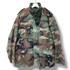 M-65 82年製 US実物 SCOVILL ZIP ウッドランドカモ US(米軍) ウッドランドカモ M65フィールドジャケット/ブラスZip