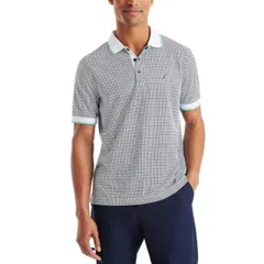 【送料無料】 ナウティカ メンズ Tシャツ トップス Men's Nautica Classic Fit Printed Golf Polo Bright White