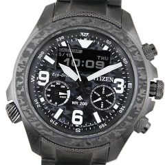 シチズン　CITIZEN　メンズ腕時計　プロマスター　ランド　プロマスター35周年記念限定モデル　JV1008-63E　エコドライブ　グレー　カモフラージュ