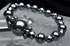 テラヘルツ 大粒入り スターカット&ラウンド 16+10+8.5+4mm ブレスレット 1個売り パワーストーン 天然石 _B340-3