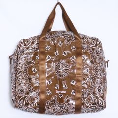 SUPREME Bandana Trap Large Duffle Bag ブラウン