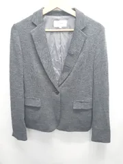 ◇ Θ UNTITLED アンタイトル 1B 長袖 テーラードジャケット サイズ3 グレー系 レディース E  【1507100012951】