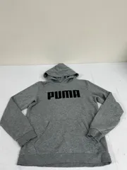 送料無料　PUMA プーマ　スウェットパーカー　プルオーバー　キッズ　子供　XL 13-14Y 164 グレー　#70704sag