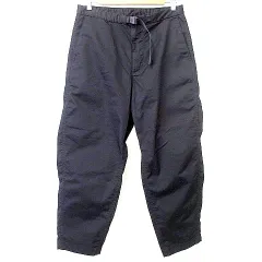 ノースフェイス パープルレーベル THE NORTH FACE PURPLE LABEL NT5052N STRETCH TWILL WIDE PANTS ストレッチツイル ワイド パンツ ナナミカ 32 黒 ブラック A0707