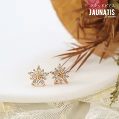 五芒星 ピアス スター シルバー925 スタッドピアス ペンタグラム ジルコニア 星 シンプル 小粒 可愛い おしゃれ 贈り物 お出かけ 14K 金メッキ 雪の花 雪の結晶