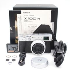 ■シャッター数2600枚！新品同様■ FUJIFILM X100VI 90周年 Limited Edition シルバー X100Ⅵ デジタルカメラ 富士フィルム