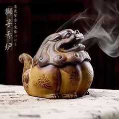 香炉 獅子 風水 開運 線香立て オブジェ 金運 幸運 アジアン 百獣 雑貨 仏具 お香 インセンスホルダー インドネシア アジアン雑貨 おしゃれ かわいい アジアンインテリア インテリア アジア雑貨 スタンド プレゼント お香スタンド